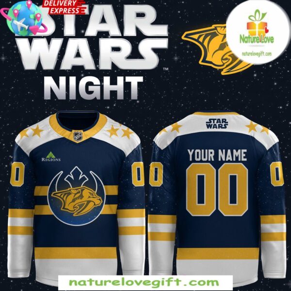 Nashville Predators Star Wars Night 2025 Hockey Jersey