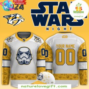 Nashville Predators Star Wars Night 2025 Hockey Jersey Custom
