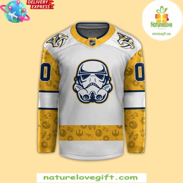 Nashville Predators Star Wars Night 2025 Hockey Jersey Custom