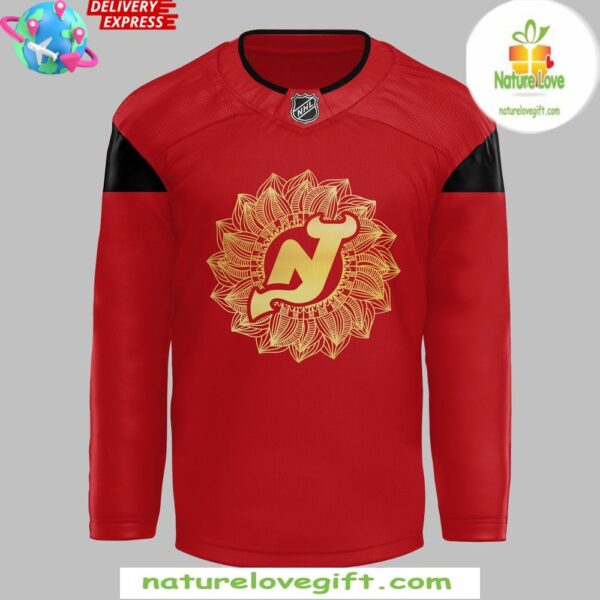 New Jersey Devils 2025 Asian Pacific Islander Heritage Jersey Red