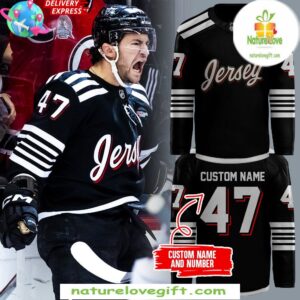 New Jersey Devils 2025 Black Hockey Jersey NHL Fan Gear