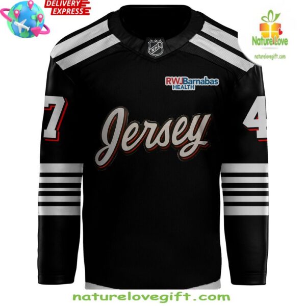 New Jersey Devils 2025 Black Hockey Jersey NHL Fan Gear