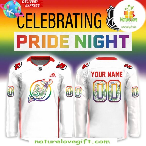 New Jersey Devils 2025 Pride Night Hockey Jersey NHL