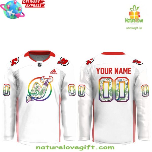 New Jersey Devils 2025 Pride Night Hockey Jersey NHL