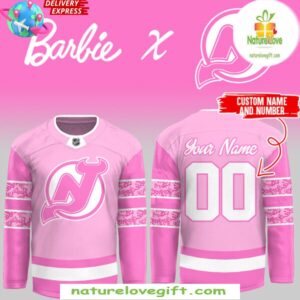 New Jersey Devils Barbie Night 2025 Jersey Hockey Fan Gear