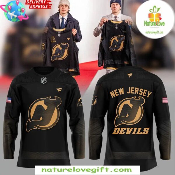 New Jersey Devils Military Appreciation Black Hockey Jersey