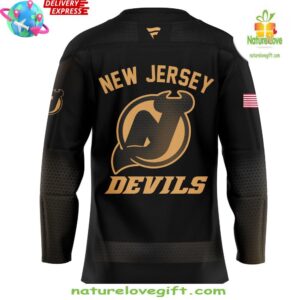 New Jersey Devils Military Appreciation Special Black Hockey Jersey