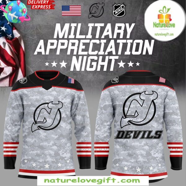 New Jersey Devils Military Appreciation Hockey Jersey Special