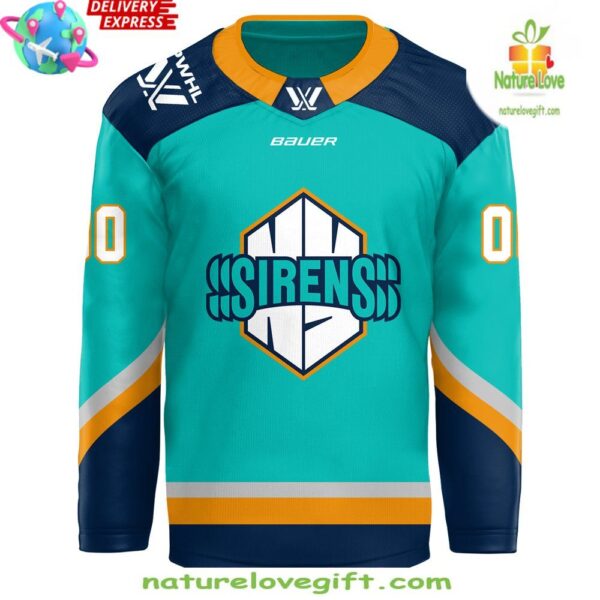New York Sirens Bauer Hockey Jersey Blue Special Edition PHWL