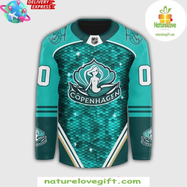 NHL 2025 Hockey Jersey Copenhagen Mermaids