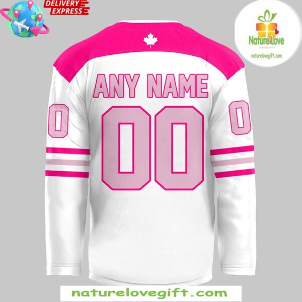 Niagara IceDogs Pink in the Rink 2025 Hockey Jersey