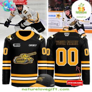 North Bay Battalion 2025-25 Black Hockey Jersey Men’s