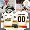 North Bay Battalion 2025-25 White Hockey Jersey