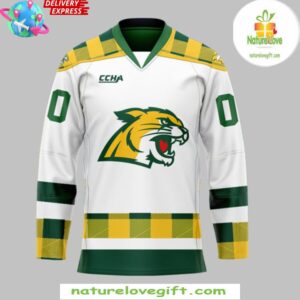 Northern Michigan Wildcats Hockey 2025 Plaid Jersey