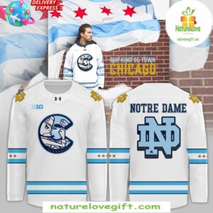 Notre Dame Fighting Irish Chicago Cubs Hockey Jersey