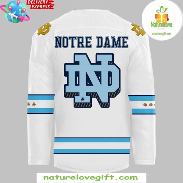 Notre Dame Fighting Irish Chicago Cubs Hockey Jersey
