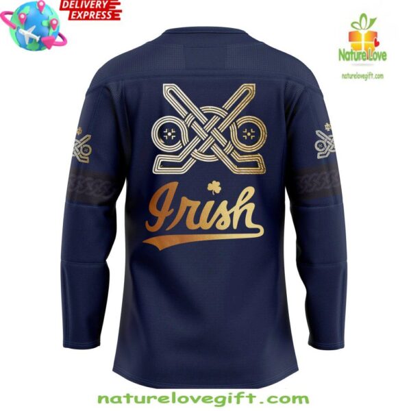 Notre Dame Fighting Irish Hockey Jersey Belfast Uniform Special