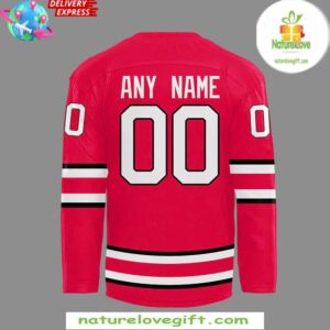 Ohio State Buckeyes 2024 Red Hockey Jersey