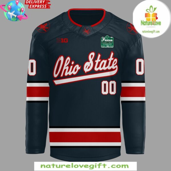 Ohio State Hockey Jersey 2025 Frozen Confines