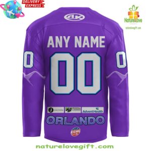 Orlando Solar Bears 2025 Throwback Jersey IHL Bauer Hockey 2 Orlando Solar Bears IHL Bauer 2025 Throwback Jersey InspirDG 3