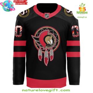 Ottawa Senators 2025 Indigenous Jersey Hockey Celebration 1 Ottawa Senators Indigenous Culture Celebration 2024 Hockey Jersey