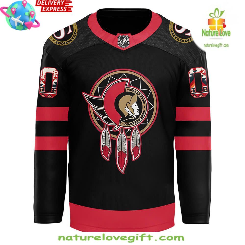 Ottawa Senators 2025 Indigenous Jersey Hockey Celebration Ottawa Senators 2025 Indigenous Jersey Hockey Celebration