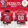 Peanuts 75th Anniversary Grand Rapids Griffins Hockey Jersey