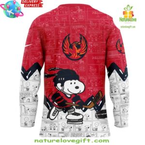 Coachella Valley Firebirds 75th Anniversary of Peanuts Hockey Jersey