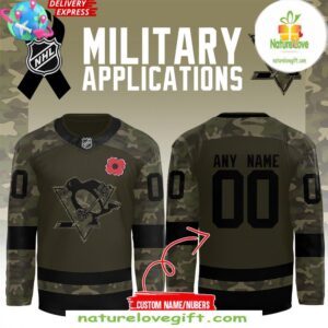 Pittsburgh Penguins 2025 Military Appreciation Jersey Hockey