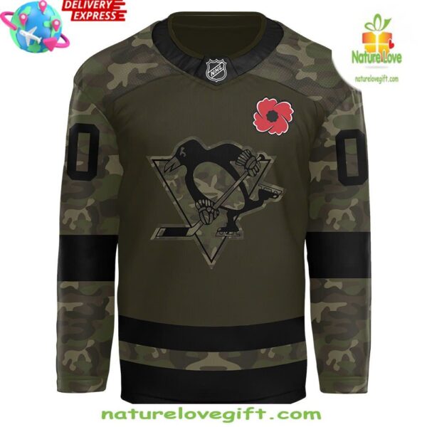 Pittsburgh Penguins 2025 Military Appreciation Jersey Hockey