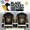 Pittsburgh Penguins Black Hockey History Night Jersey NHL