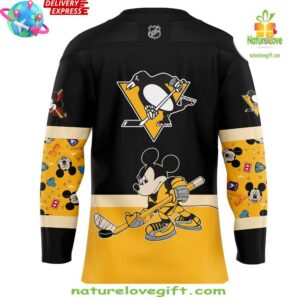 Pittsburgh Penguins Mickey Friends Special Hockey Jersey