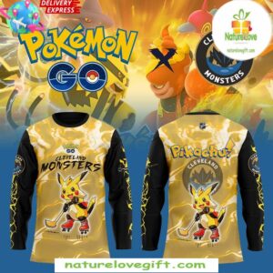 Pokémon GO Cleveland Monsters Hockey Jersey Special Edition