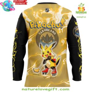 Cleveland Monsters Pokemon GO Special Hockey Jersey