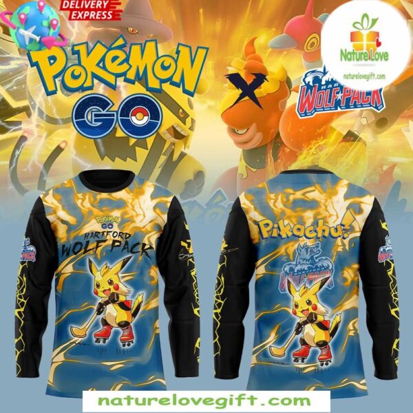Pokémon GO Hartford Wolf Pack Hockey Jersey Special Edition