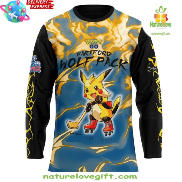 Pokémon GO Hartford Wolf Pack Hockey Jersey Special Edition