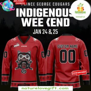 Prince George Cougars 2025 Indigenous Hockey Jersey