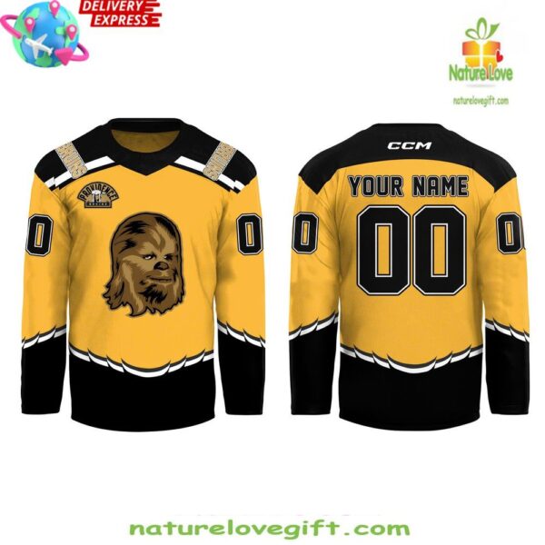 Providence Bruins Chewbacca Night 2025 Hockey Jersey