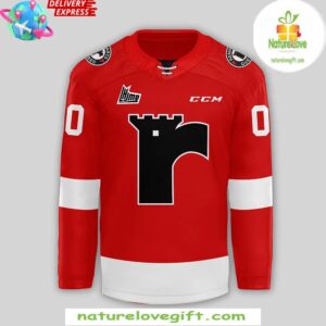 Quebec Remparts 2024 Red Hockey Jersey