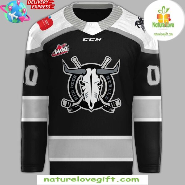Red Deer Rebels 2025-25 Hockey Jersey New Uniform