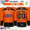 Regina Pats 2025 Orange Hockey Jersey Project Edition
