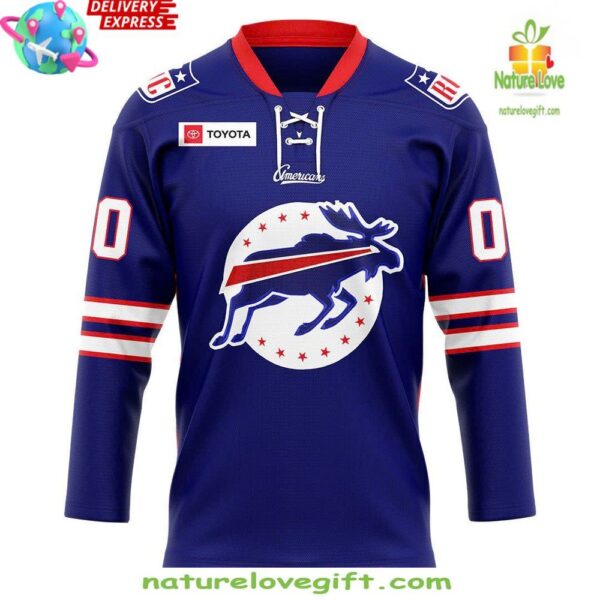 Rochester Americans 2025 Bills Day Hockey Jersey