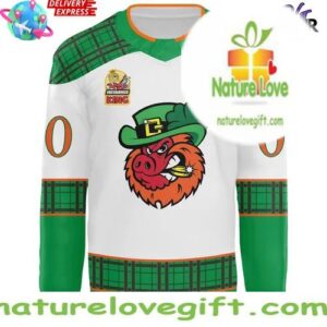 Rockford IceHogs St. Patricks Weekend 2025 Hockey Jersey InspirDG 2
