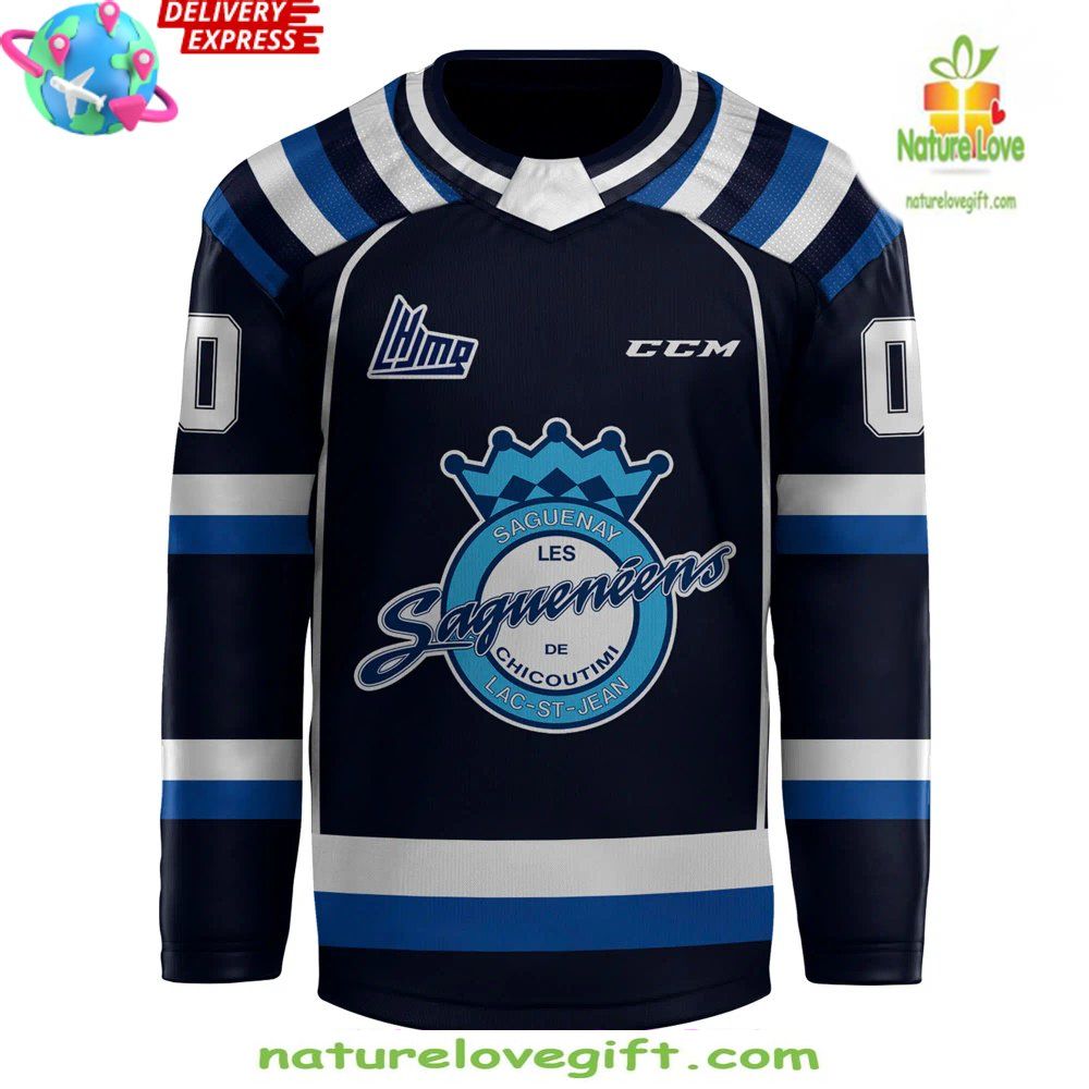 Saguenéens Blue Hockey Jersey 2025 Chicoutimi Saguenéens Blue Hockey Jersey 2025 Chicoutimi
