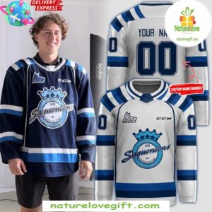 Saguenéens White Hockey Jersey 2025 Chicoutimi
