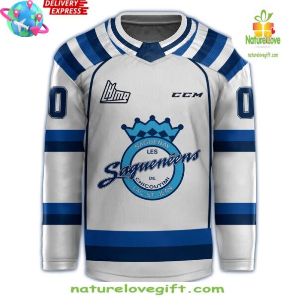 Saguenéens White Hockey Jersey 2025 Chicoutimi