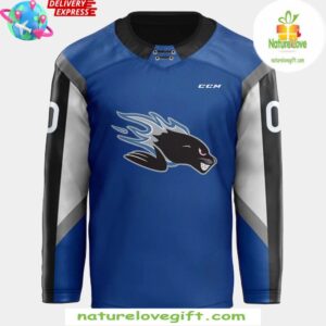 Saint John Sea Dogs 2024 Blue Hockey Jersey
