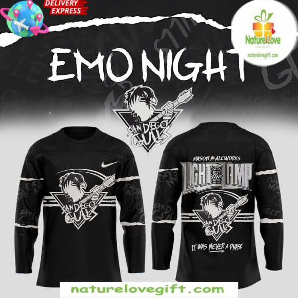 San Diego Gulls 2025 Emo Night Hockey Jersey