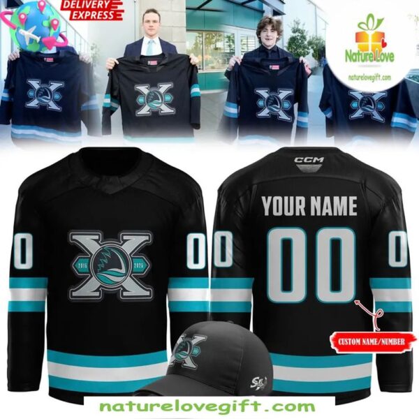 San Jose Barracuda 2025 Hockey Jersey Fan Keepsake