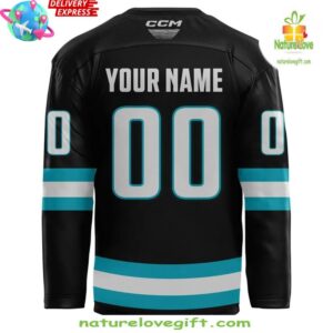 San Jose Barracuda Keepsakes 2025 Hockey Jersey InspirDG 3